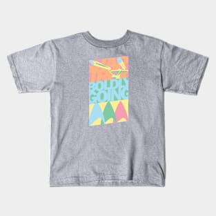 Boldly Go... in pastel Kids T-Shirt